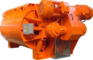 twin shaft concrete mixers
