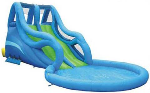 inflatable pool with slide
