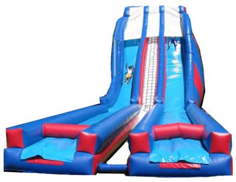 inflatable water slides with pool