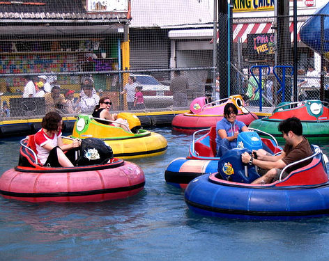 Water boats, bumper boats for amusement park