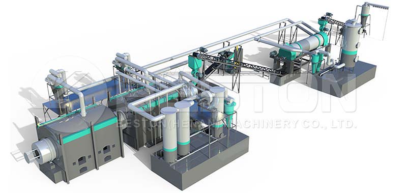 Layout of Charcoal Machine