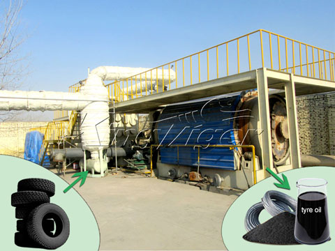 waste tyre oil extraction machine