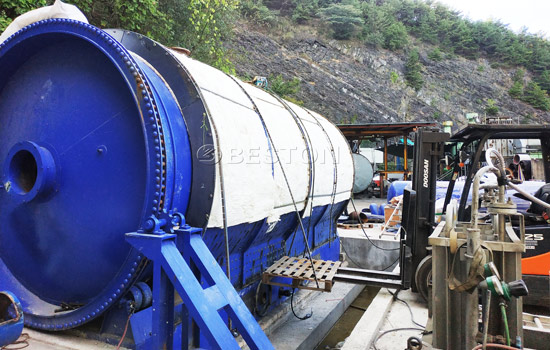 Beston Tire Recycling Plant Overseas