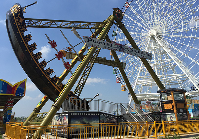 fairground viking boat rides