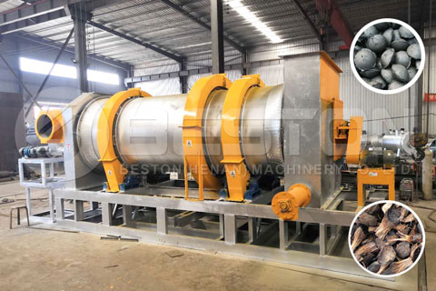 Palm Kernel Shell Charcoal Machine with Good Quality