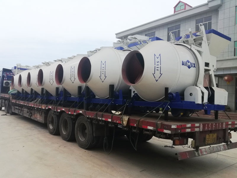 17 sets of concrete mixers