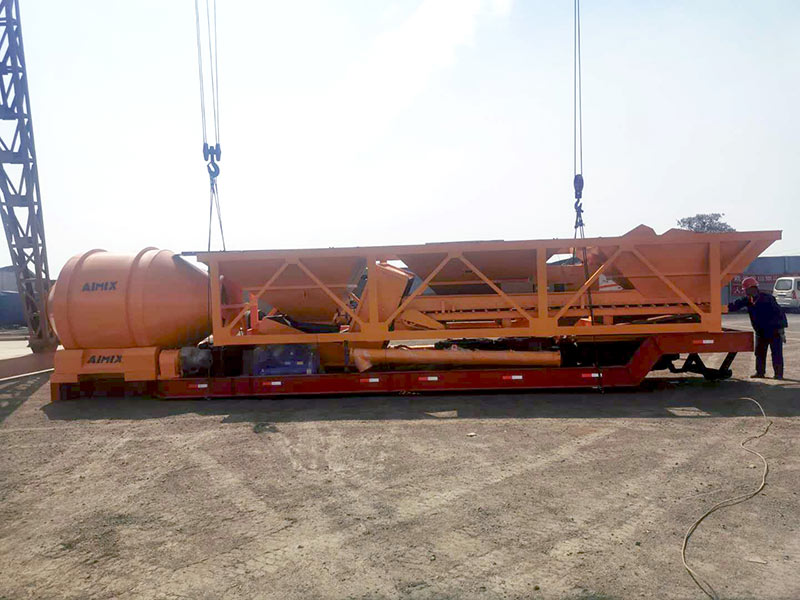 Drum Type Mobile Concrete Plant