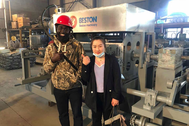 Nigerian Customer Had Good Feedback on Pulp Molding Machine